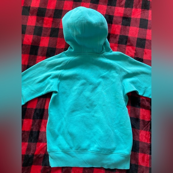 Girls TNA blue hoodie size small , one small Stain on arm but not much! - Picture 4 of 5